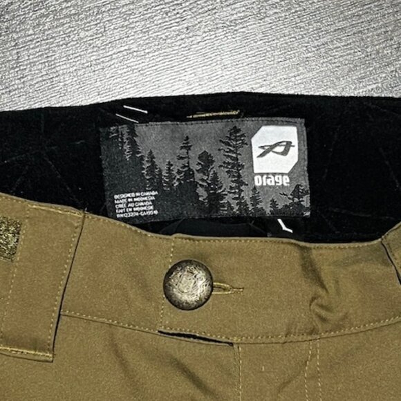 Mens Orage Exodus Ski / Snowboard Pants Khaki - Picture 3 of 6
